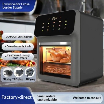 外贸空气炸锅超大容量热销电炸锅家用烤箱电炸锅跨境热销