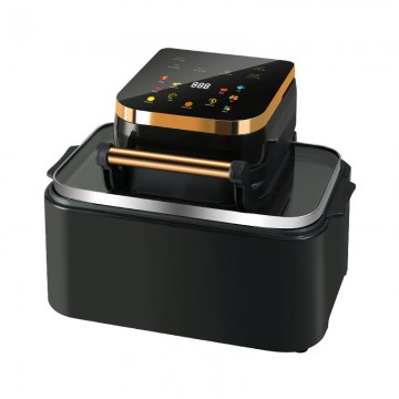 智能触屏空气炸锅家用多功能可视12L大容量电炸锅空气炸锅批发