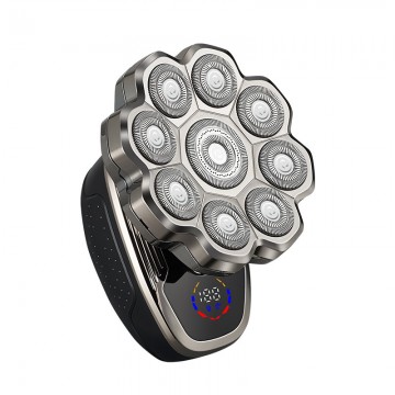 新款电动剃须刀9D磁吸刀头刮胡刀全身水洗光头机